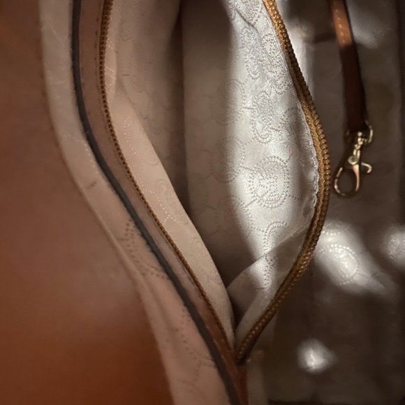 Authentic MICHAEL KORS Hamilton Logo Satchel - Picture 7 of 8